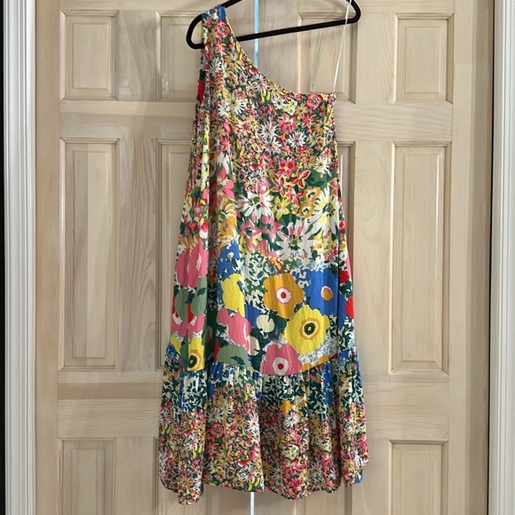 Floral One-Shoulder Dress from Sarah Campbell exclusively for Anthropologie - Picture 2 of 3